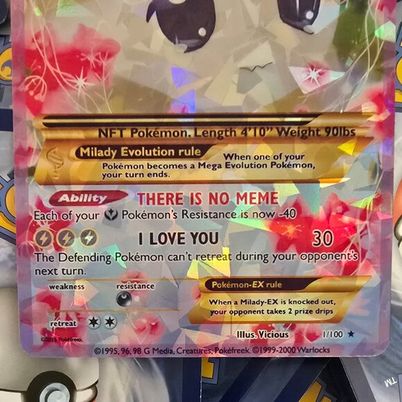 Milady Meme Pokemon Card - Picture 3 of 9